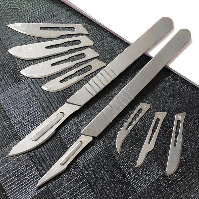 嫁接不锈钢刀美工3/4号刀柄11#23号刀片手机贴膜维修工具美工兽用