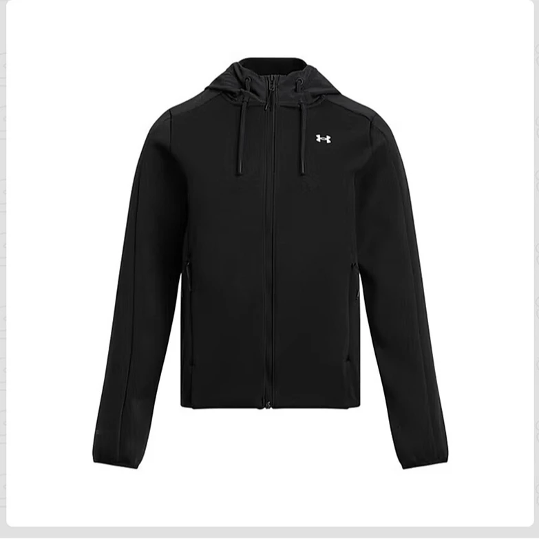 安德玛 1378850-001 2024秋冬新款Essential女子训练运动外套夹克