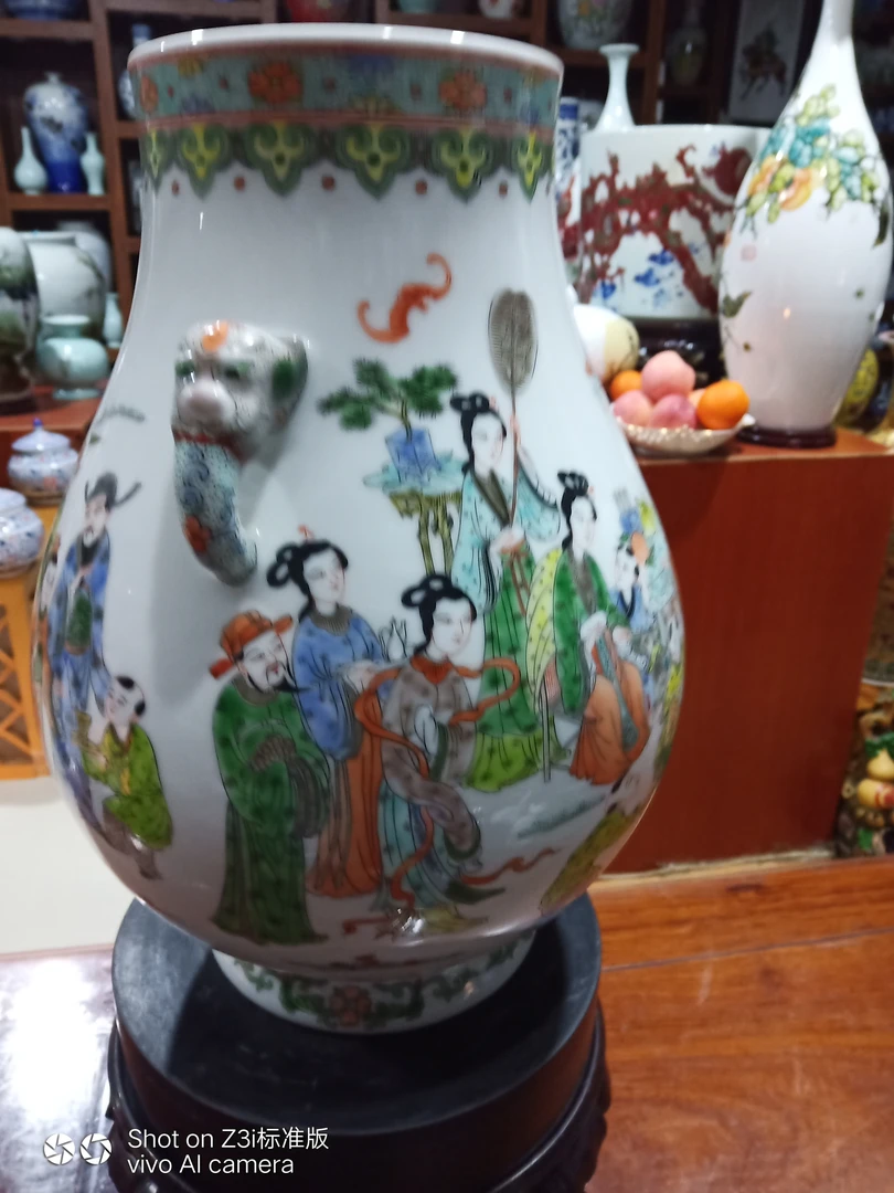 景德镇鸿想陶瓷粉彩人物画