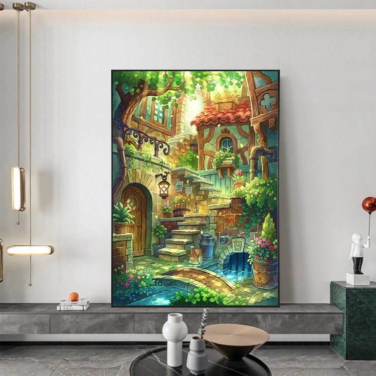 DC/蒂彩【绿野仙踪】钻石画礼物客厅卧室挂画点贴钻十字绣手工diy