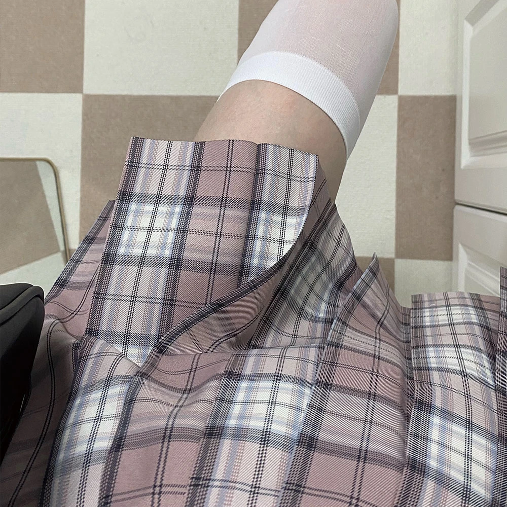 六麦【小冰莓】格裙制服学生jk女短裙半身裙jk