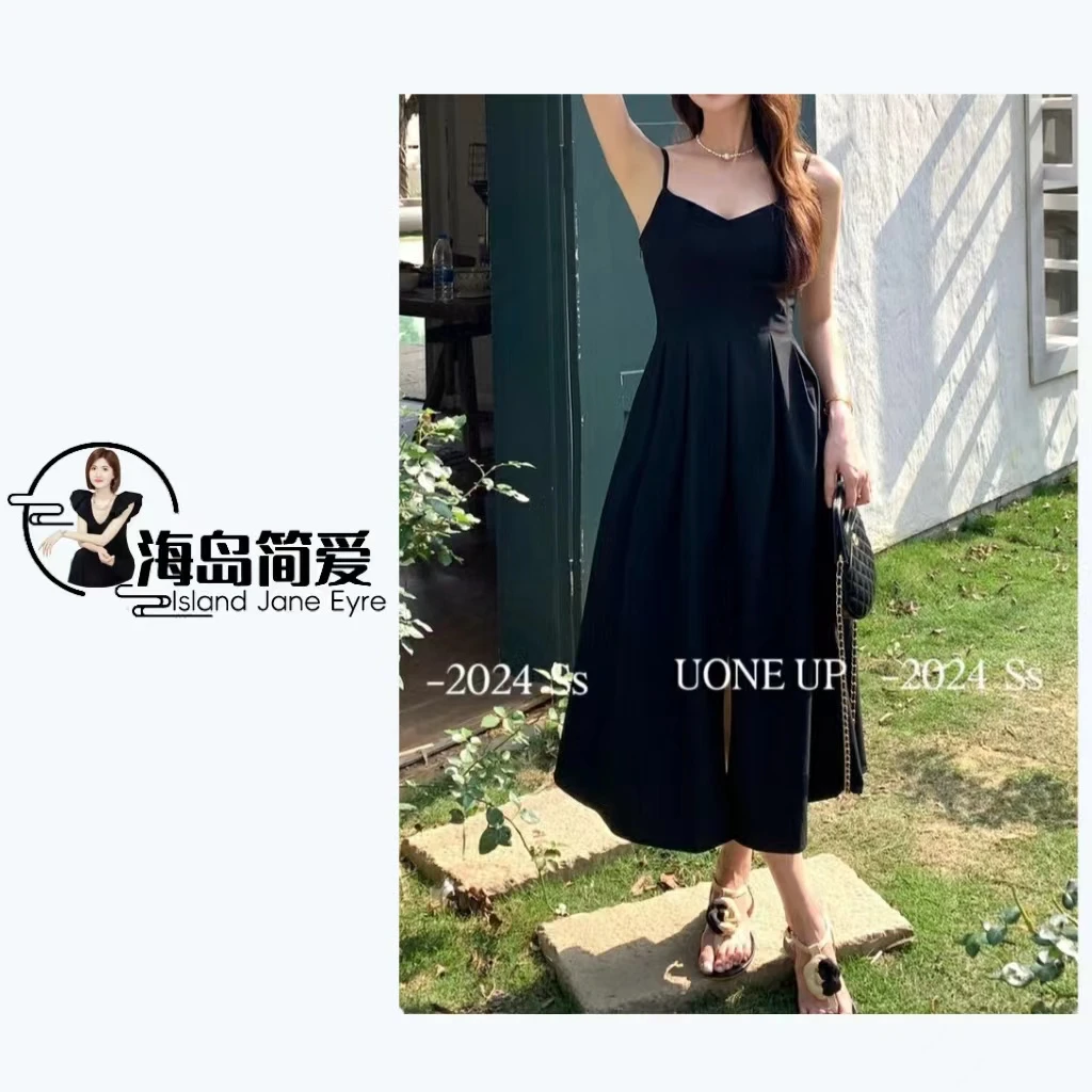 夏季显瘦吊带连衣裙 99301