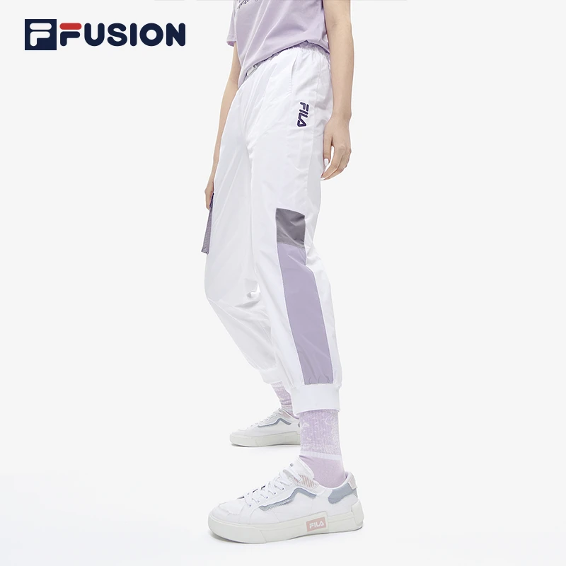 FILA FUSION 斐乐女裤2022新款工装时尚宽松休闲裤子T11W221802F