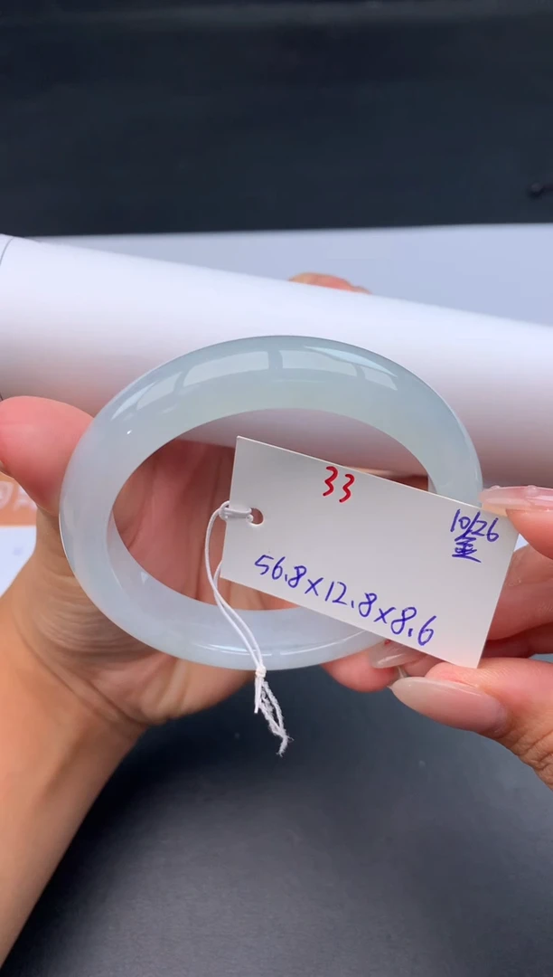 【闪购商品】翡翠手镯未镶嵌33金夫人拍下找耳机看购买须知