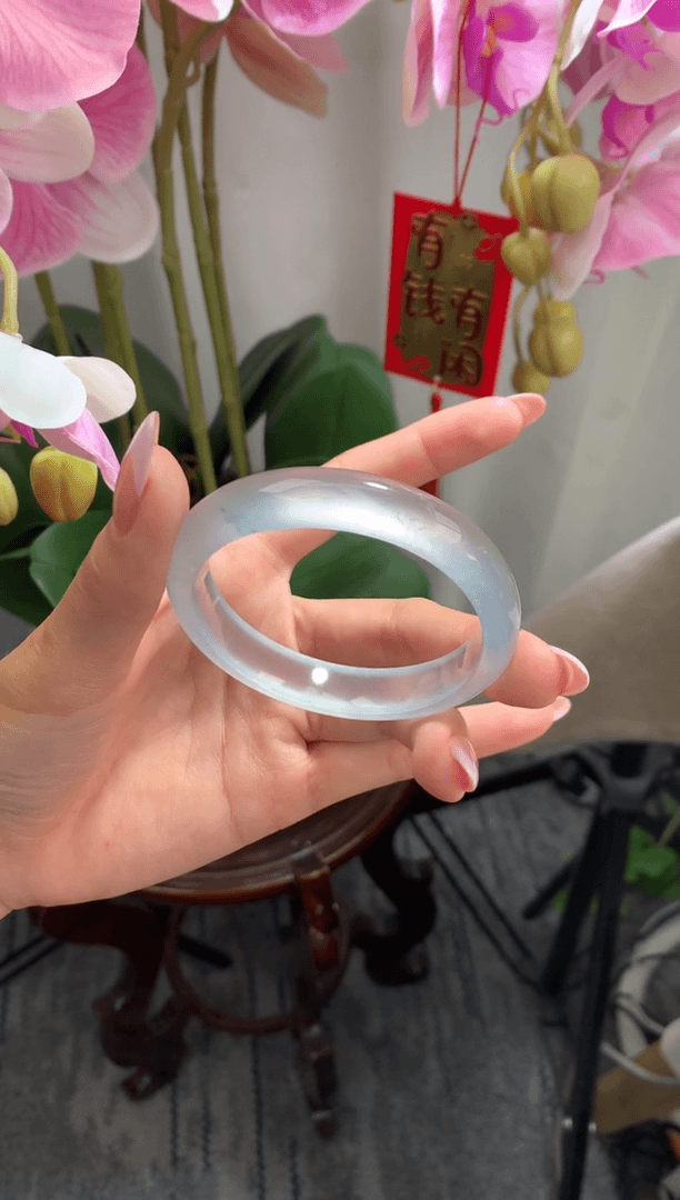 【闪购商品】翡翠手镯未镶嵌订金链就思思拍下找耳机看购买须知