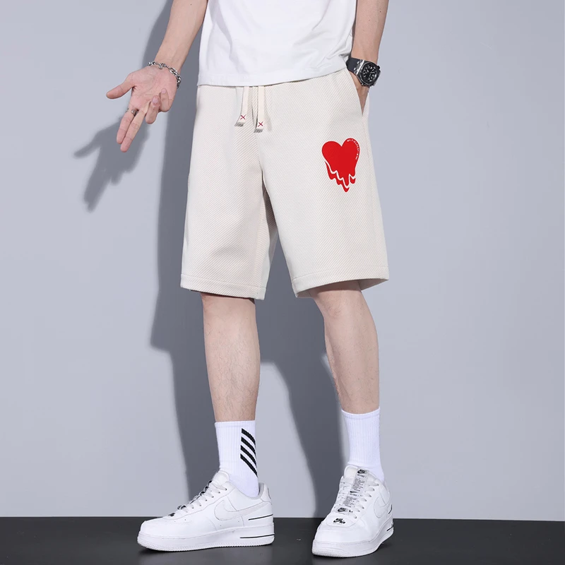 2024男士时尚百搭夏季宽松运动短裤子休闲裤外穿潮流薄款