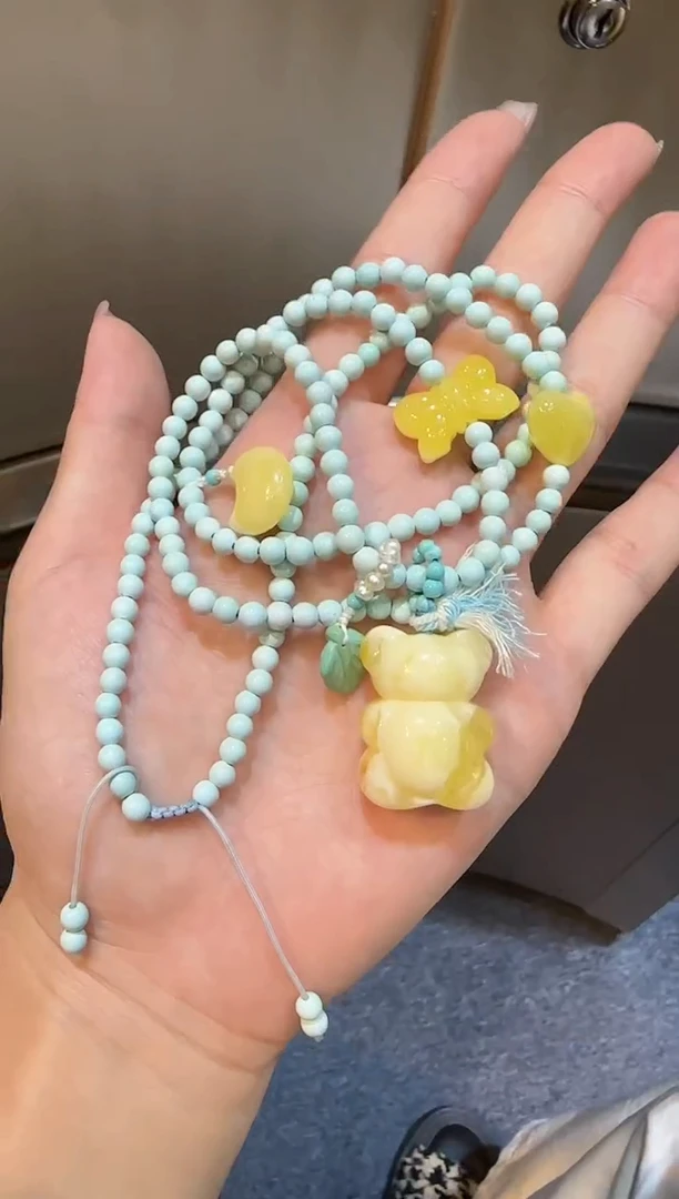 【闪购商品】琥珀珠宝奇石未镶嵌小熊