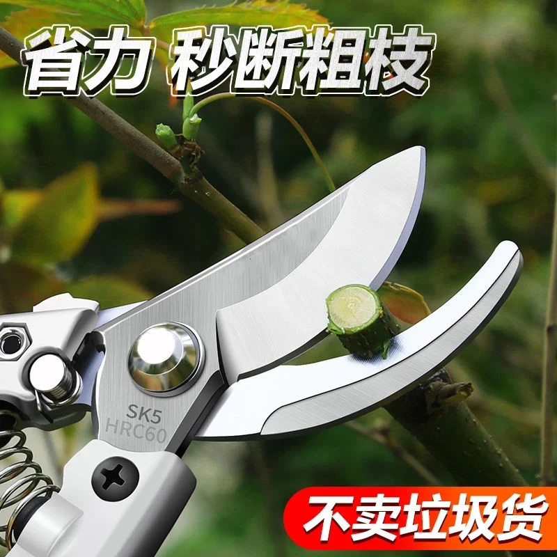 日本钢果树修枝剪园林树枝剪刀园艺剪花修剪工具德国省力剪子苏宜