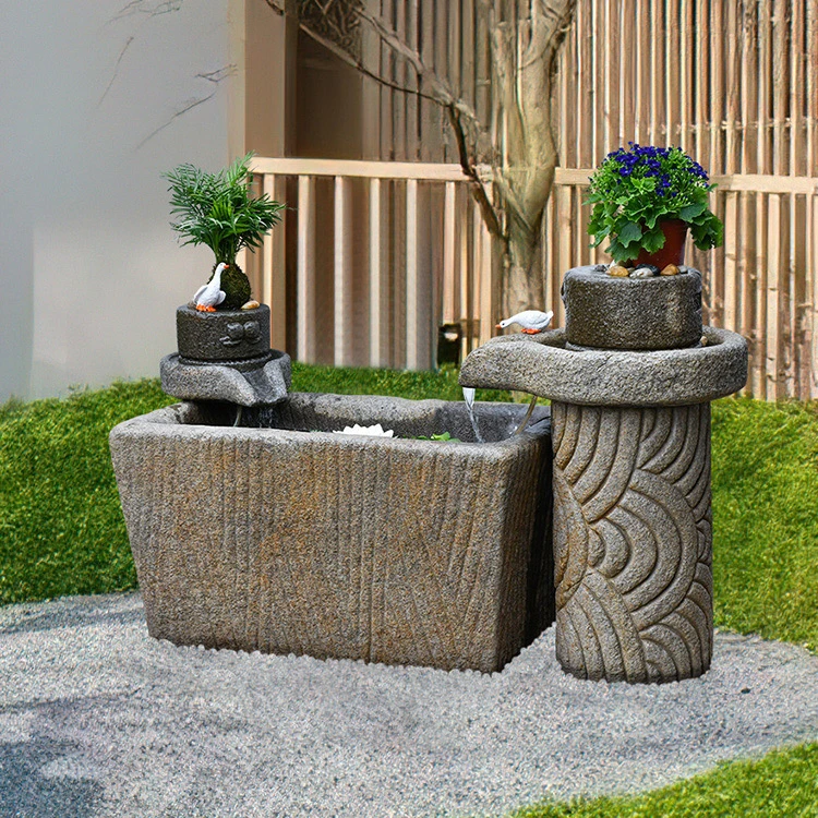 石锦坊海纹柱大方缸