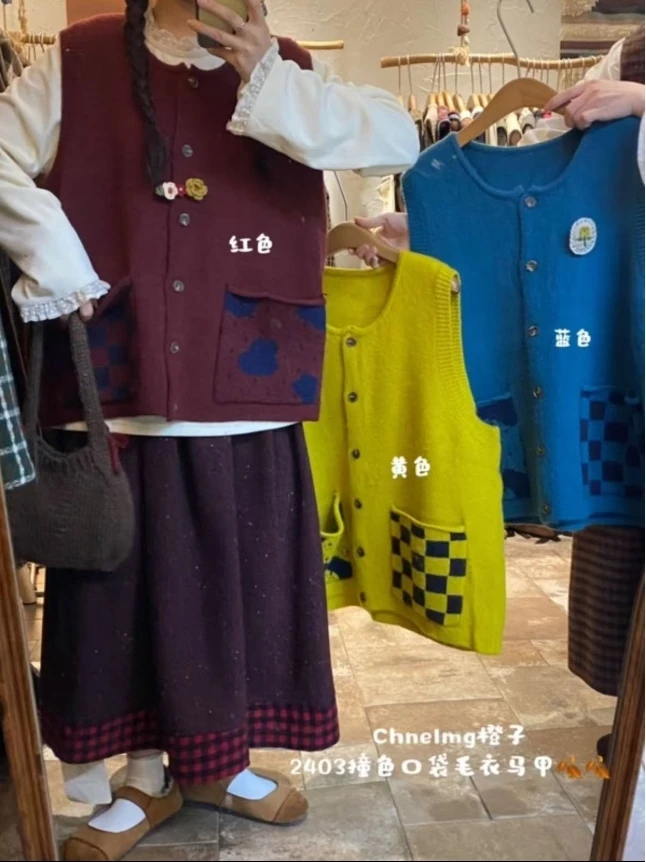 CZ（2403）日系复古马甲kc