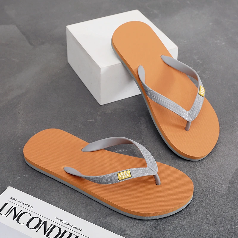 拖鞋人字拖防滑橡胶休闲百搭外穿男士拖鞋网红夏季软底人字拖鞋男