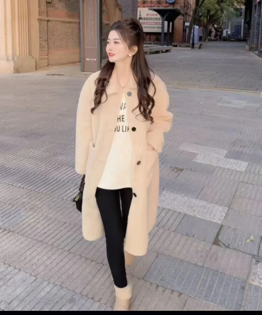 『冬季奶茶F』新款简约设计款百搭时尚款休闲外套8899