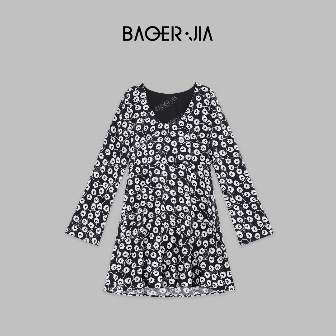 88-宝儿家含幂BE28724206夏季穿搭新款时尚收腰显瘦碎花衣裙子