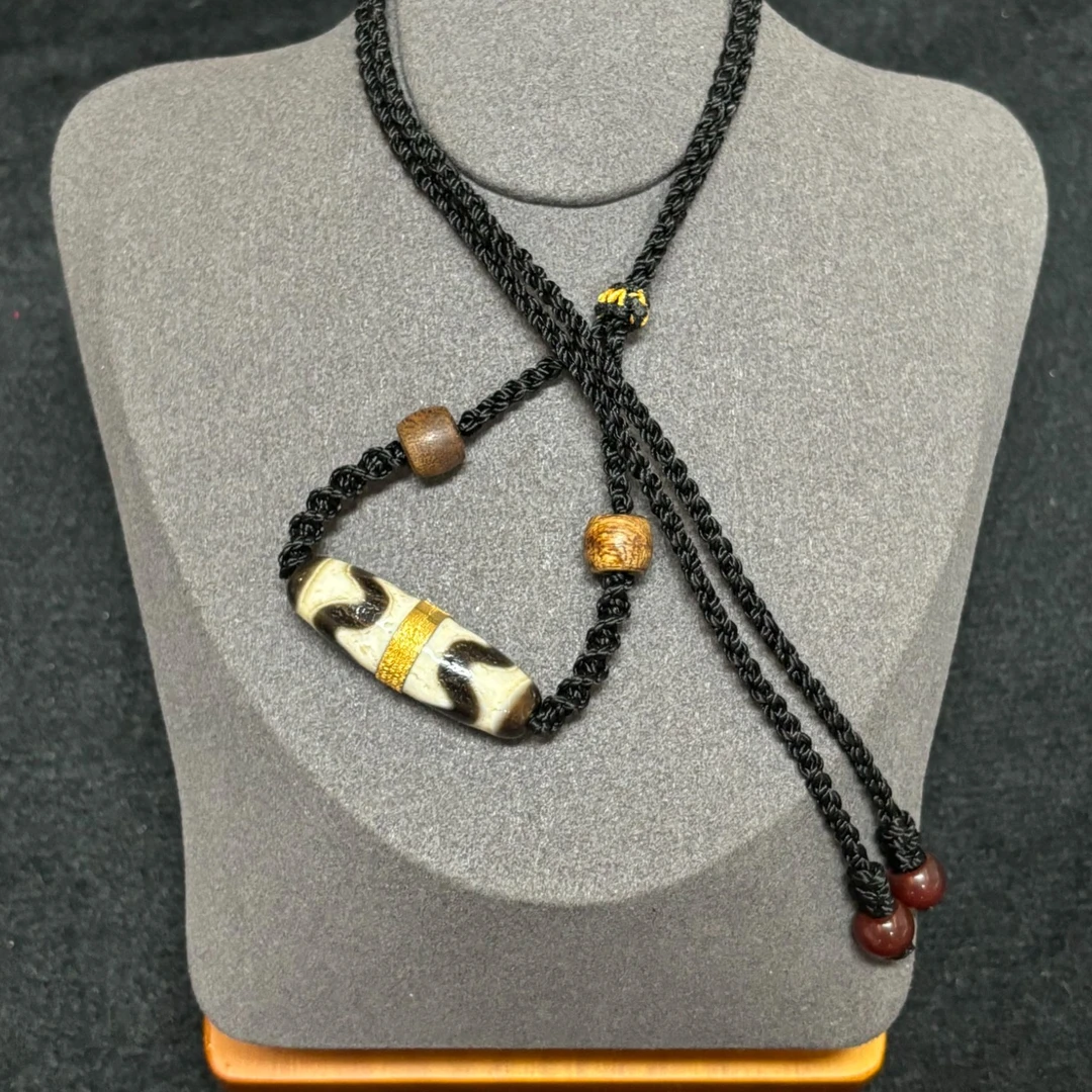 壹加小羊|18k金镶双牙牙锁骨链