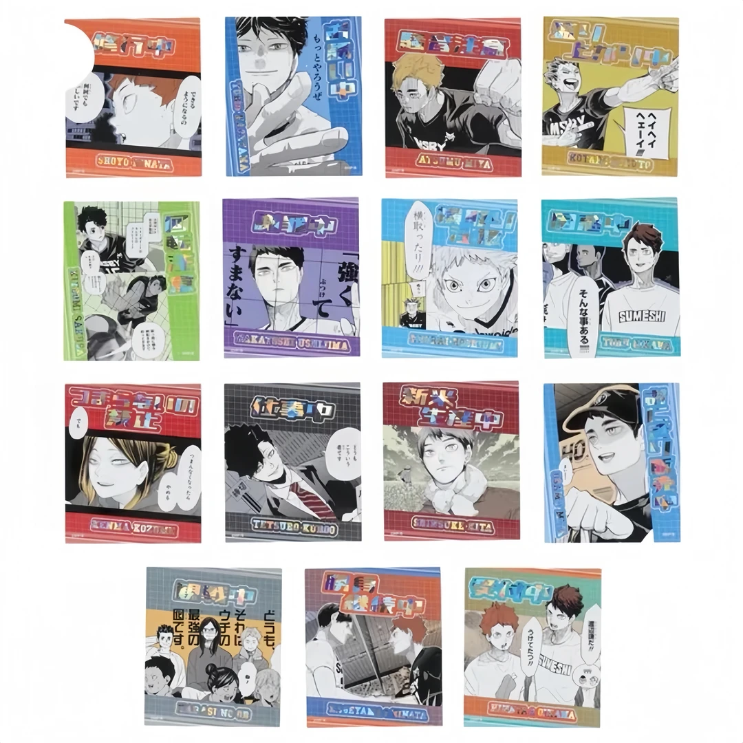 【鹿玖拆卡】排球少年JS原画烫金贴纸1包1张日谷现货默认代拆