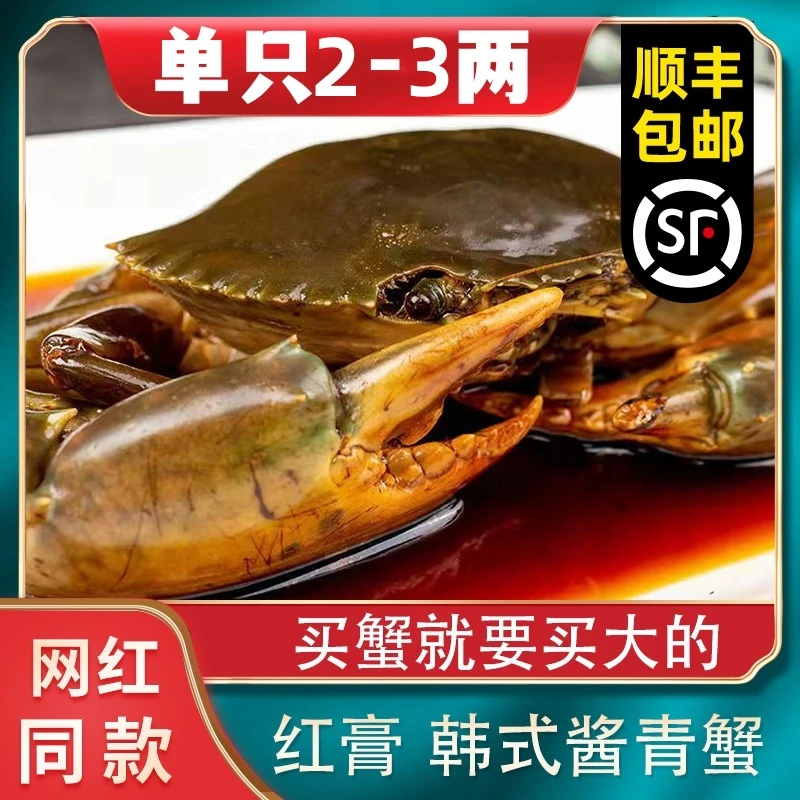 阿二专属【酱青蟹2-4两】红膏酱青蟹即食新鲜活蟹手工腌制酱蟹