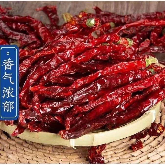 贵州六枝牛场辣椒干辣椒干海椒皱皮辣椒大辣椒500g包邮