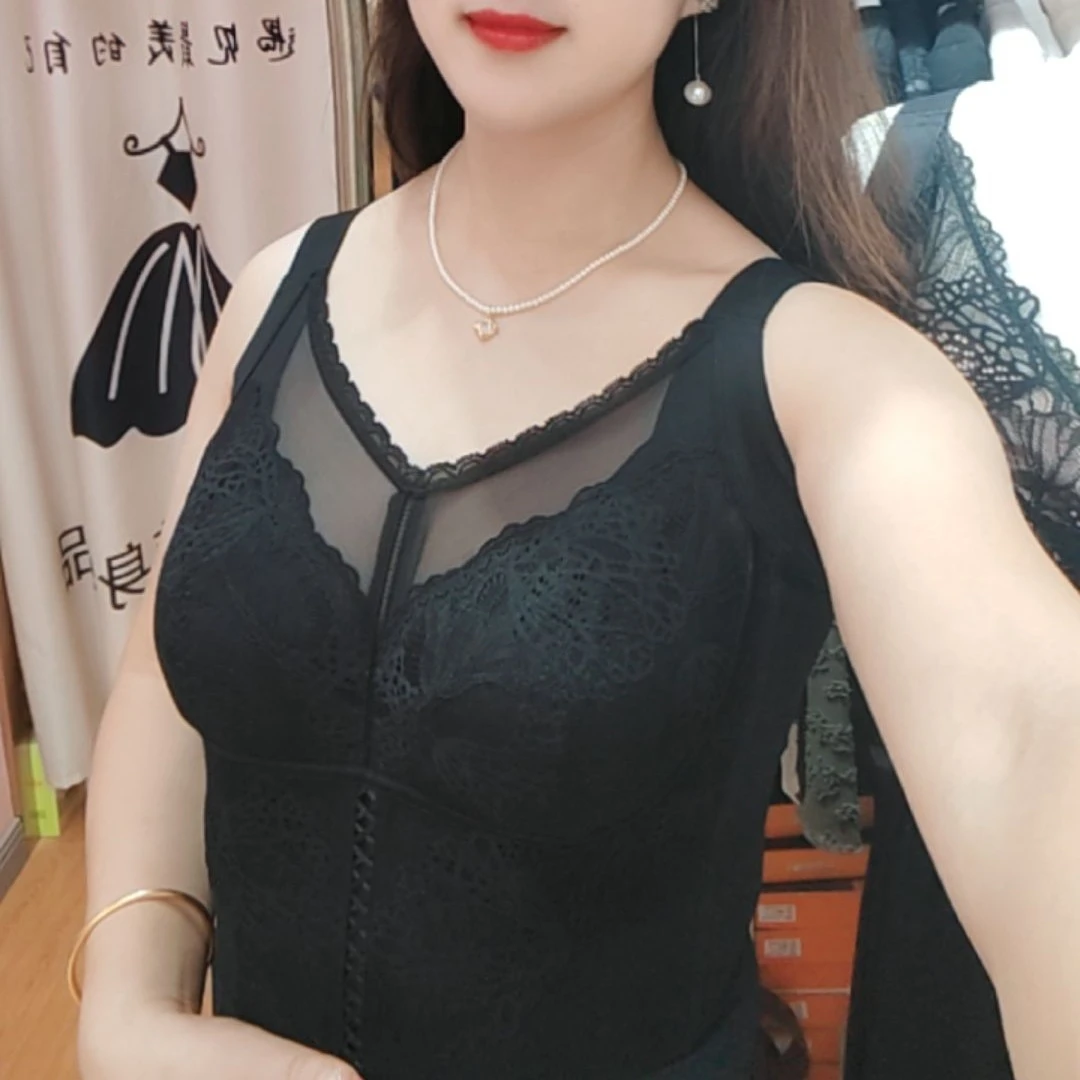 八排扣薄杯身材管理收副乳胃腩内衣托胸美背塑形性感收腹9722文胸