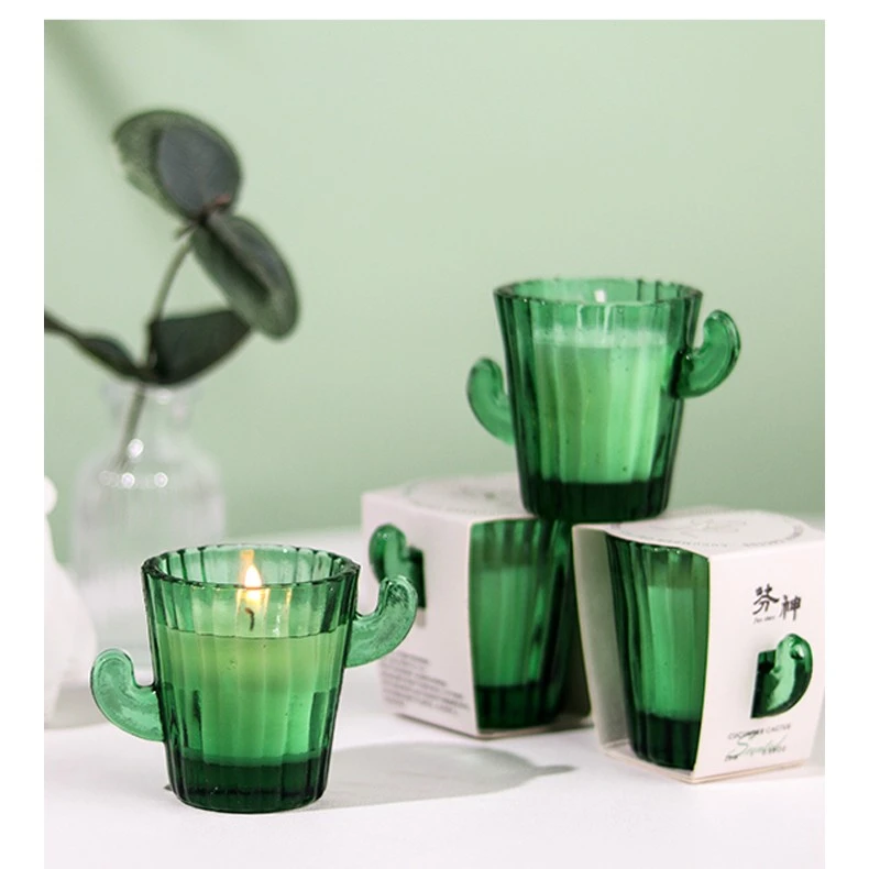 仙人掌香薰蜡烛|好闻好看|可爱生活仪式感25g*3