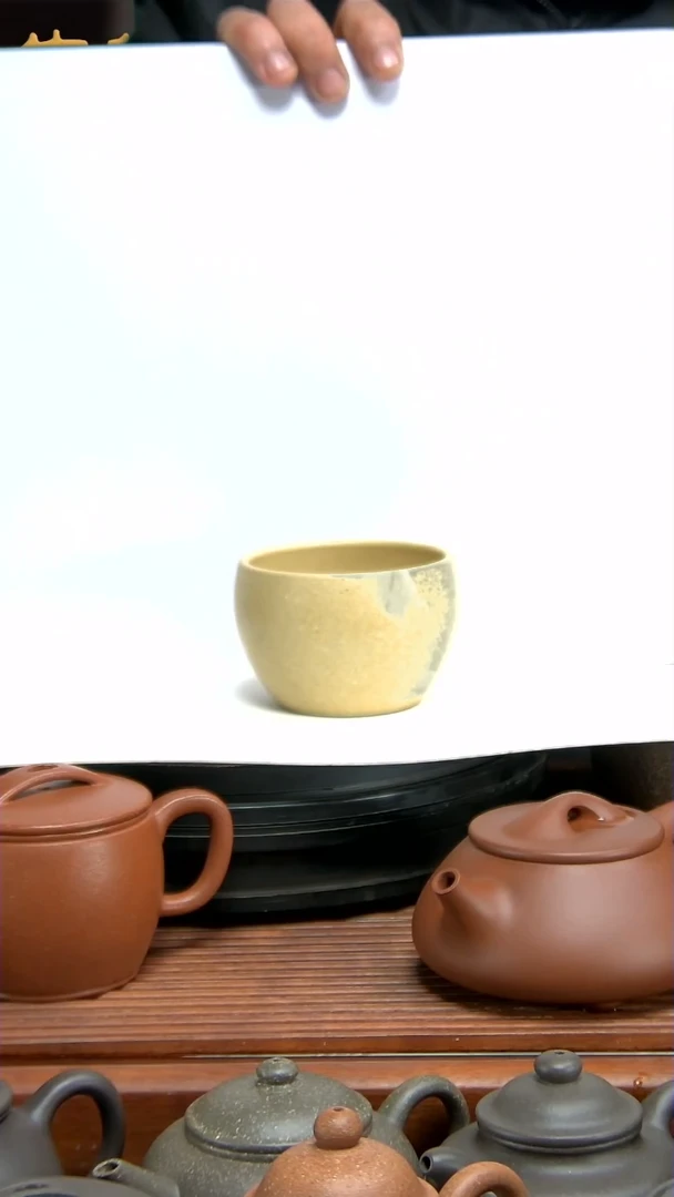 【闪购商品】本山绿泥茶杯缸杯