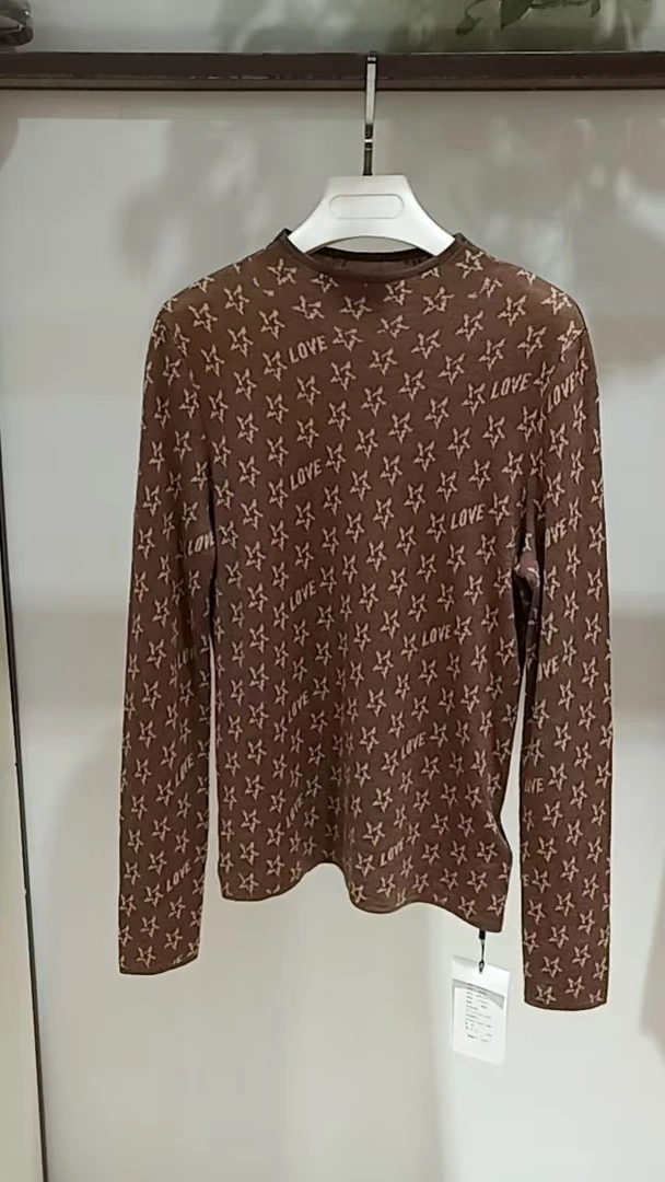 秋冬女士时尚百搭洋气绵羊毛针织套头衫