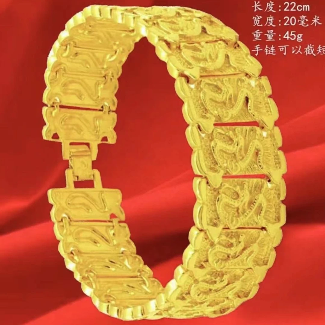合金手链 新款龙纹手链霸气时尚潮流经典