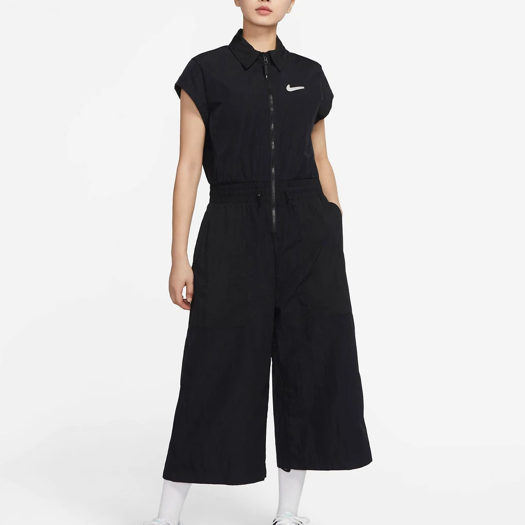 Nike/耐克正品女款纯色印花运动休闲连体衣套装DR5627-010
