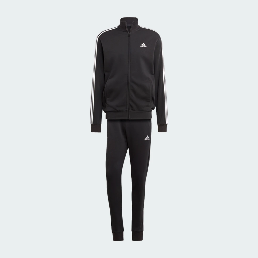 Adidas/阿迪达斯正品新款男士经典立领休闲运动套装IC6766