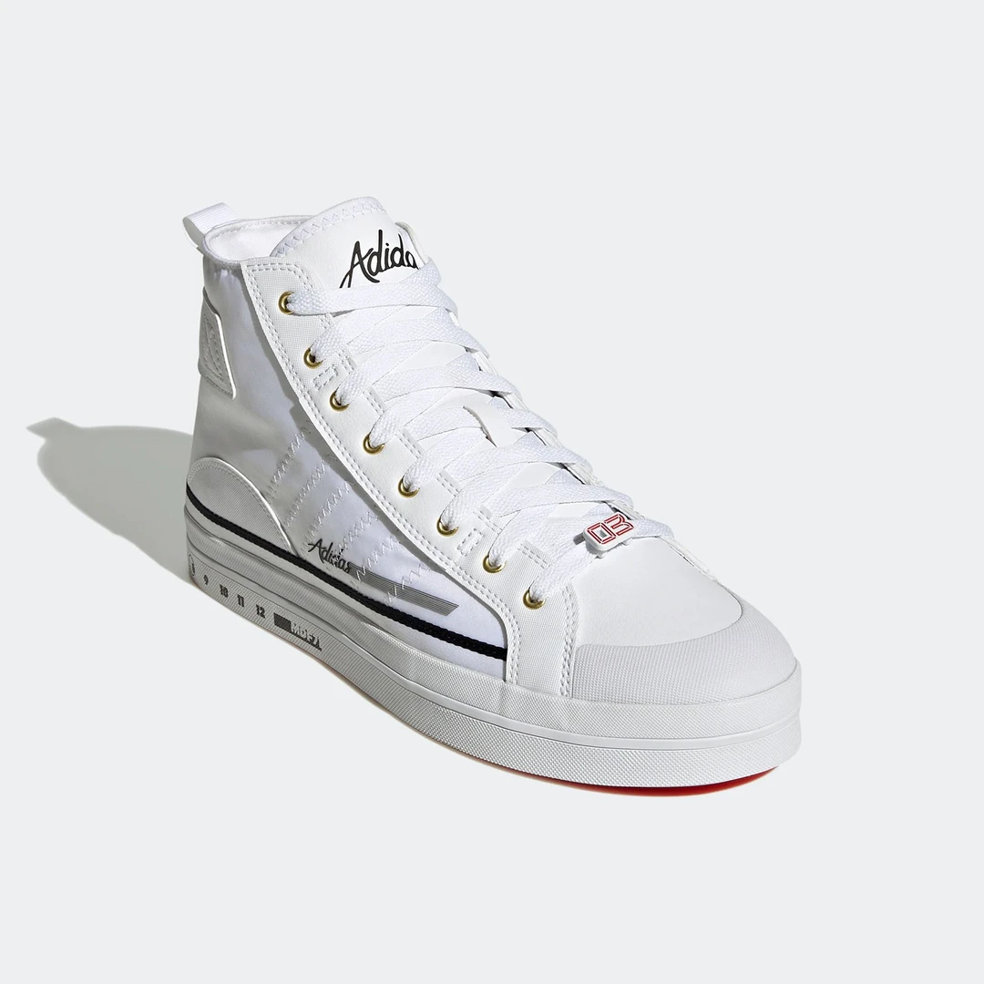 Adidas阿迪达斯正品Neo City Canvas Hi男女运动板鞋HP9681