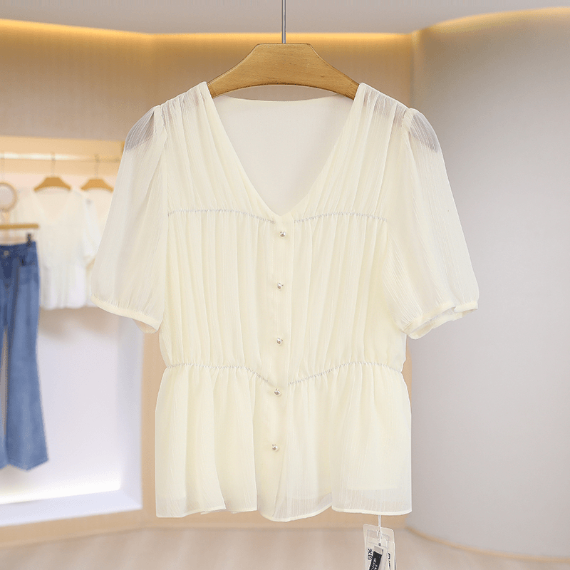 【菲菲专属X&OH】A320#品牌气质女装上衣#SAM46S007