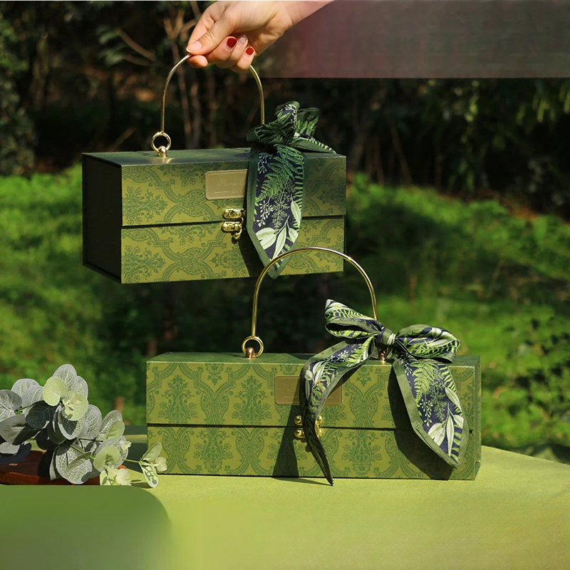 手提伴手礼盒结婚伴娘礼品盒高级感七夕情人节包装盒礼物盒