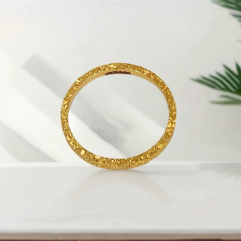 【秀秀专享】足金999 经典碎冰冰戒指