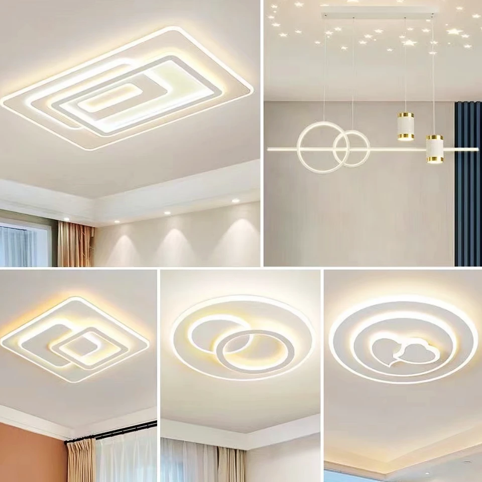 LED吸顶灯家用客厅灯全屋灯具套餐北欧现代简约led吸顶灯中山灯饰