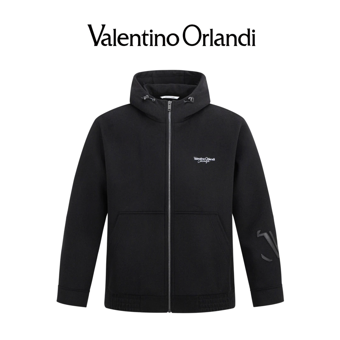 Valentino orlandi男士秋冬绵羊毛毛呢外套大衣