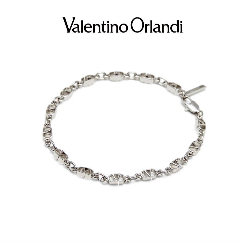 Valentino orlandi男士时尚百搭情侣合金链子