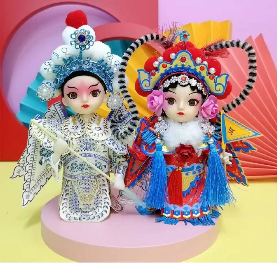 【汽车摆件】高档 穆桂英 杨忠宝手工古典摆件唯美新中式配饰车载