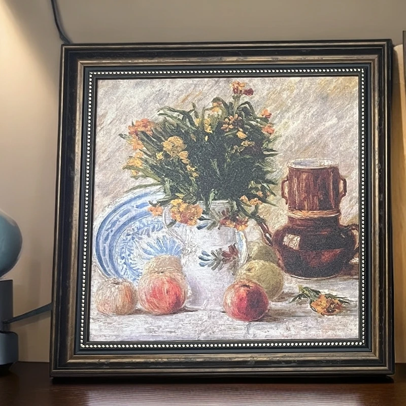 114最新款美式法式餐厅装饰画水果饭厅客厅卧室油画背景墙装饰画