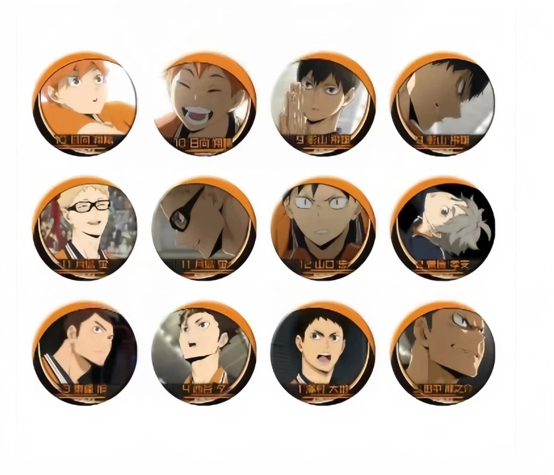 【小涵乐园】排球少年JS乌野稻荷崎名场面浮雕吧唧 日谷【默认代拆】