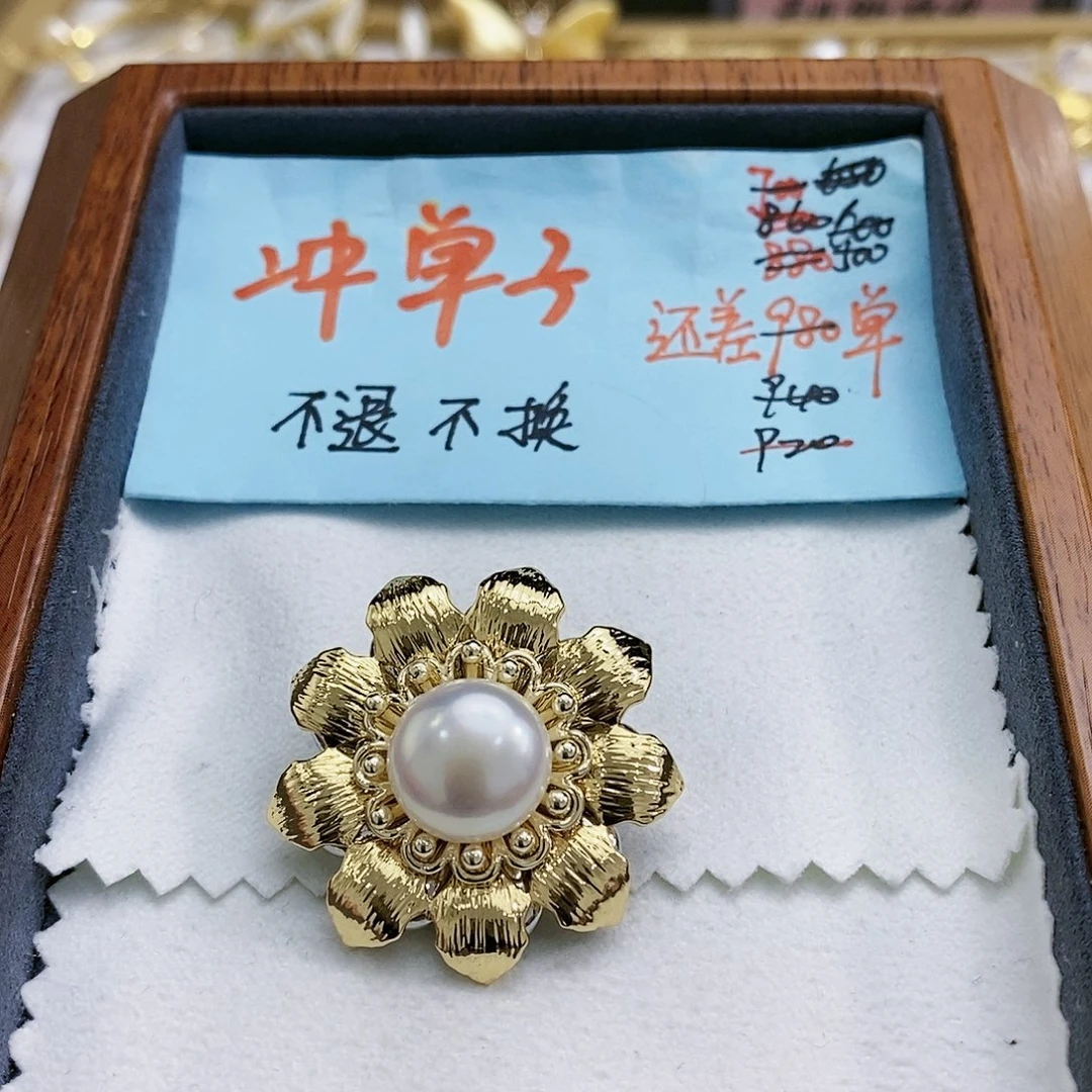 淡水珍珠特价不退不换正版珠宝公司胸针多样性发货未镶嵌
