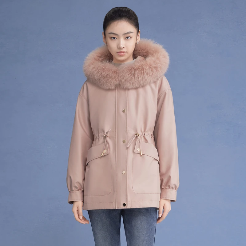 LIME/莱茵【清波老师专享】保暖防风中长大衣LMED8BFMCK01