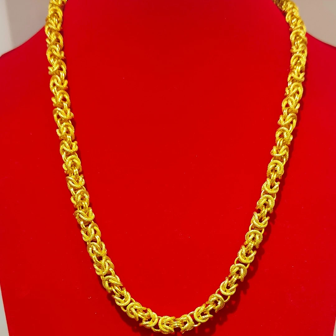 合金项链 {抖音好物} 霸气龙骨磨砂时尚潮流男士经典项链