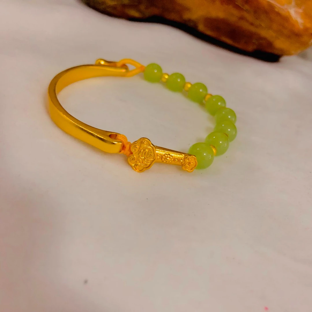 {抖音好物}女士半镯如意手链百搭时尚气质手链