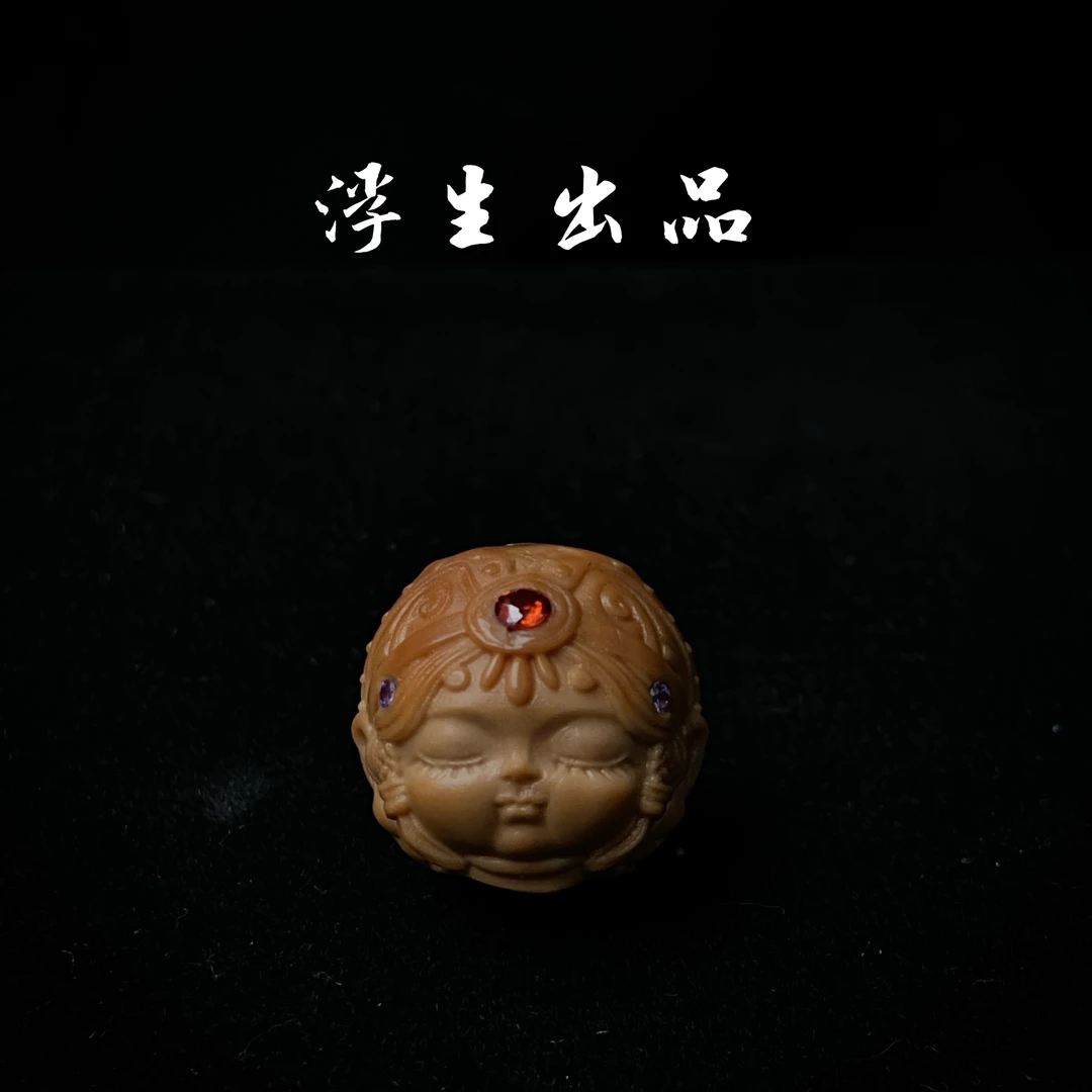 猴头单颗『扎基 拉姆』铜镶嵌