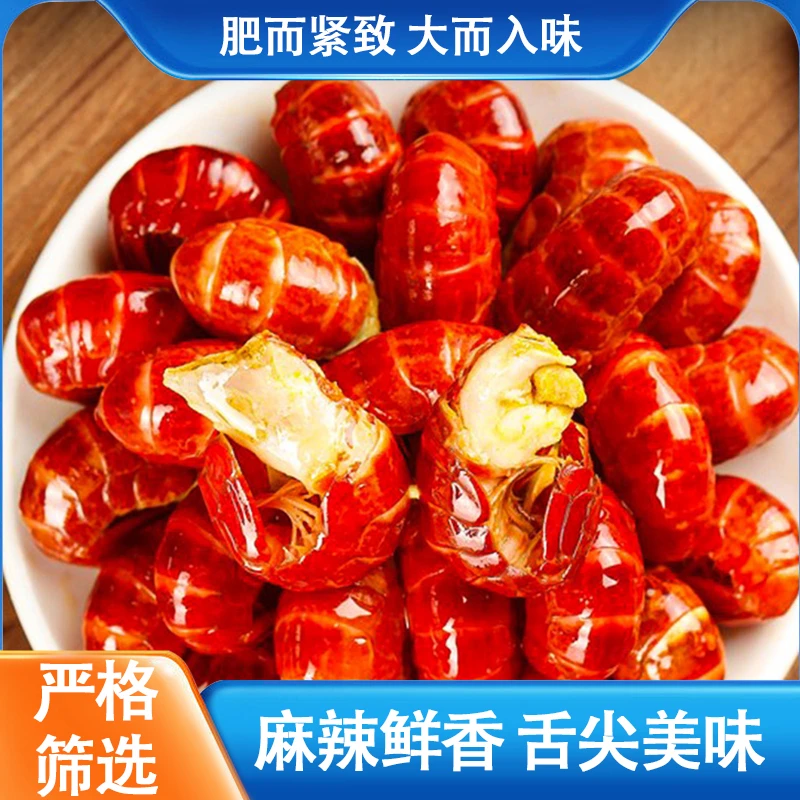 【精品一级】龙虾尾无冰液氮冷冻生鲜包邮麻辣新鲜龙虾尾特大号