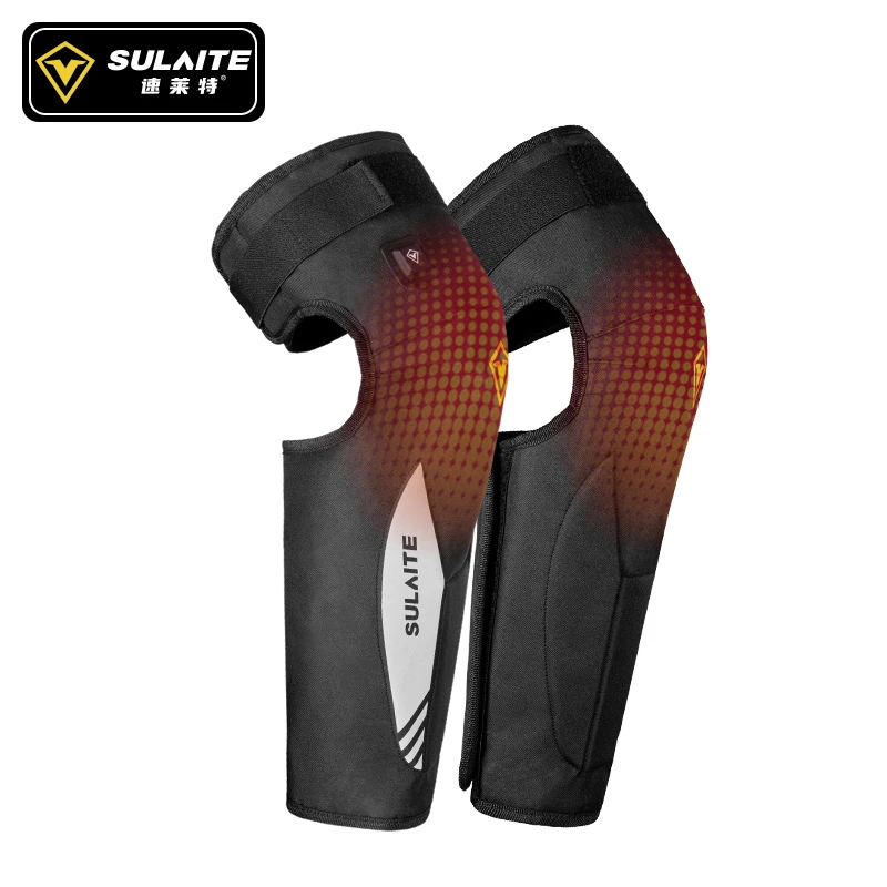 【何老师严选】摩托车电加热保暖护膝冬季骑行装备内置CE防摔护具