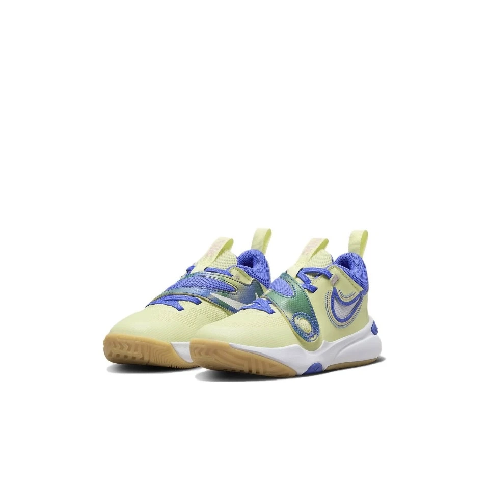 耐克NIKE 男女童低帮缓震魔术贴防滑篮球运动鞋  6677 8994