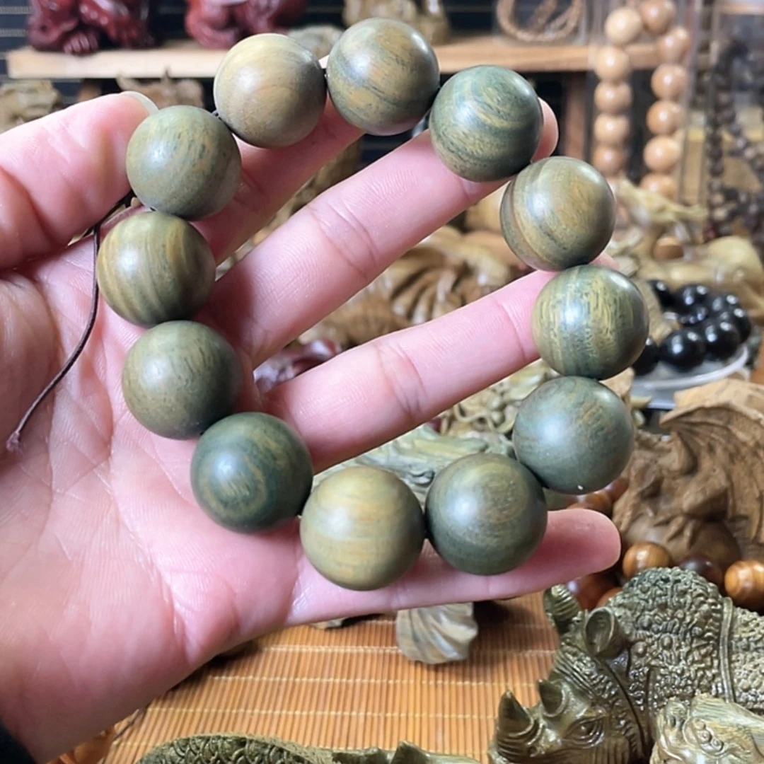 【闪购商品】维腊木（绿檀）手串/手链2.0单圈