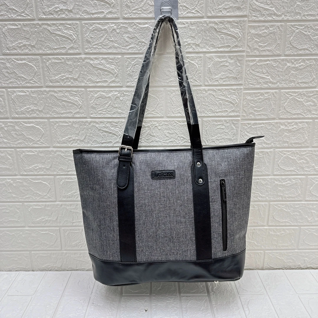 尾单2024新款百搭大容量手提包单肩包托特包休闲女士通勤包电脑包