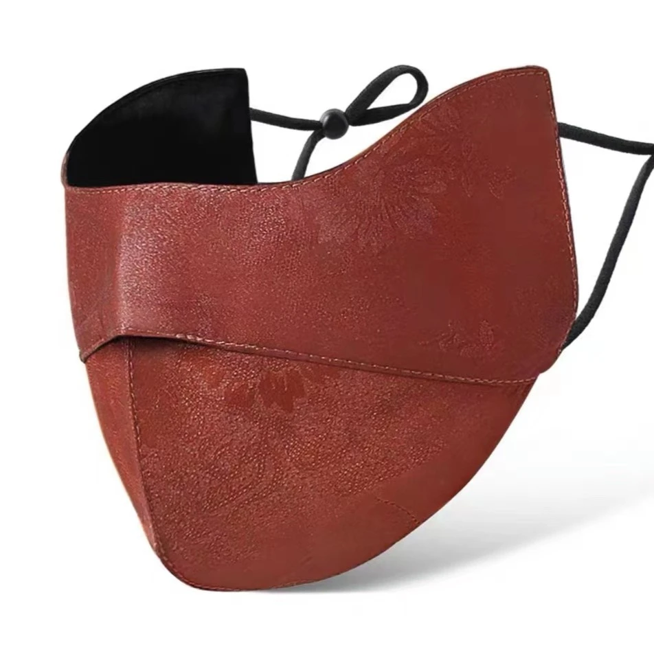 【立体剪裁】香云纱桑蚕丝立体剪裁口罩防晒透气丝巾 【不退货】