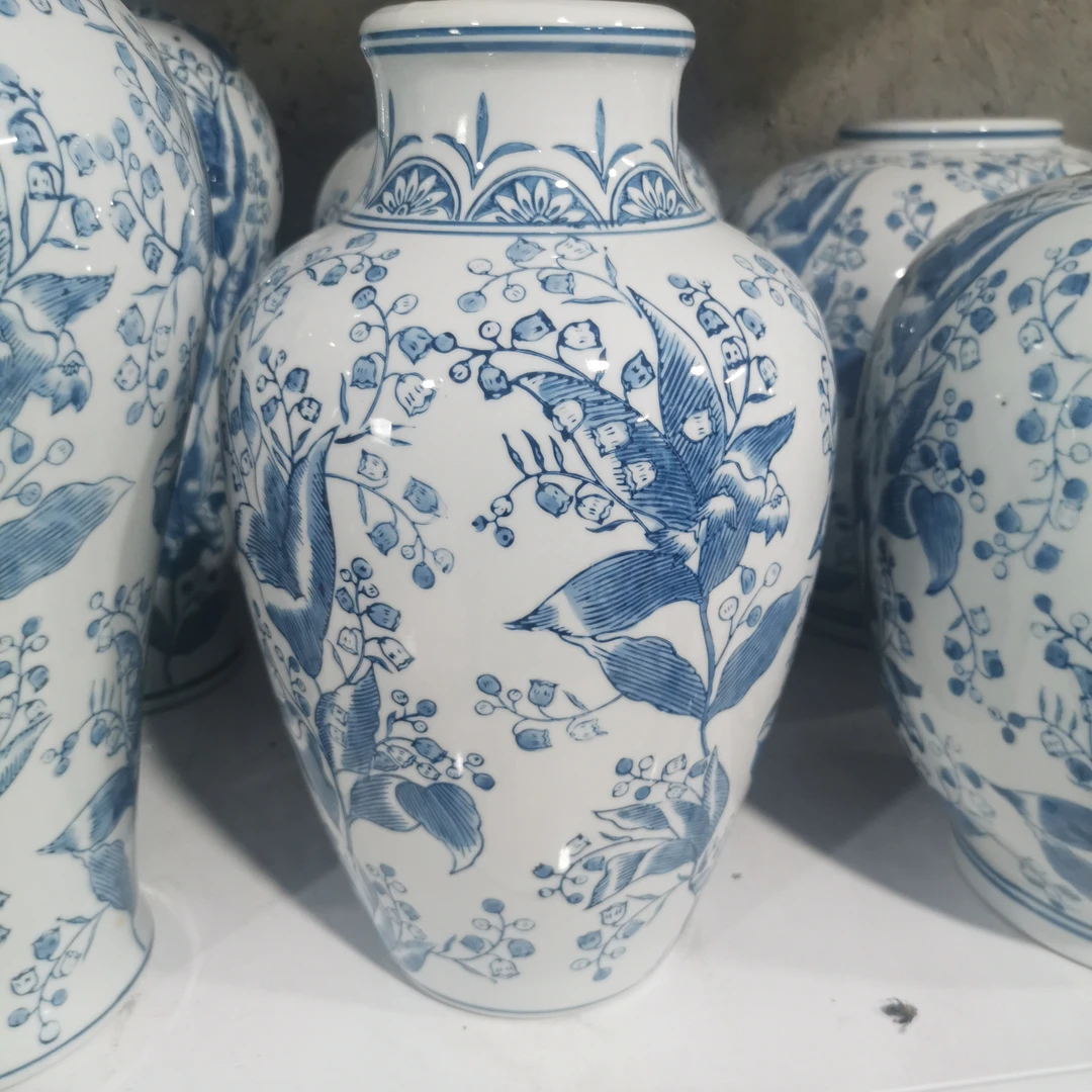 陶瓷花瓶摆件插花水培花瓶